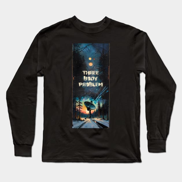 Three body problem Long Sleeve T-Shirt by orange-teal